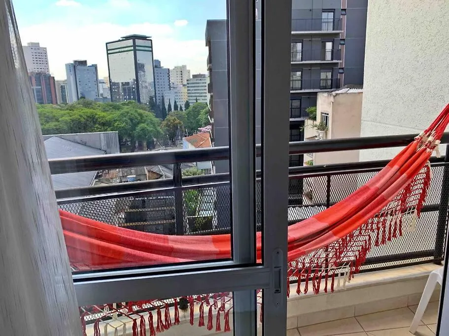 アパート Sh66 Viva Sao Paulo Com Varanda Na Bela Cintra
