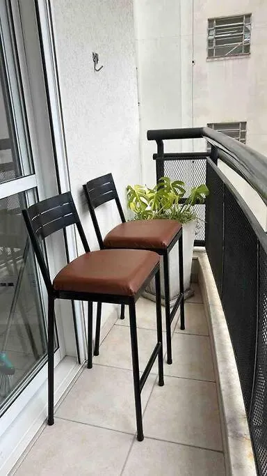 アパート Sh66 Viva Sao Paulo Com Varanda Na Bela Cintra ブラジル